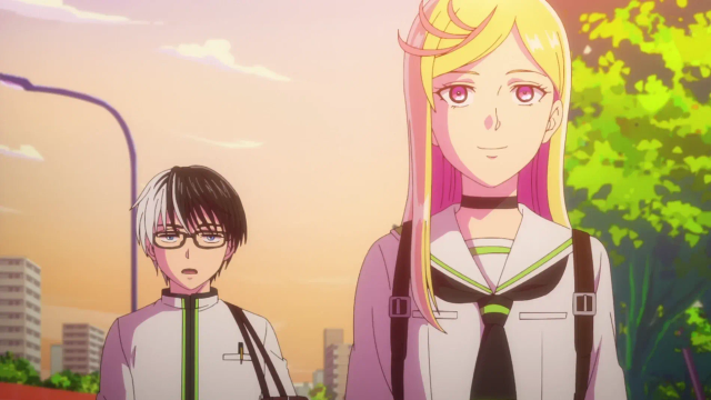 Ogami and Noren on the street