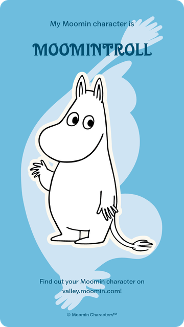 My moomin character is Moomintroll
