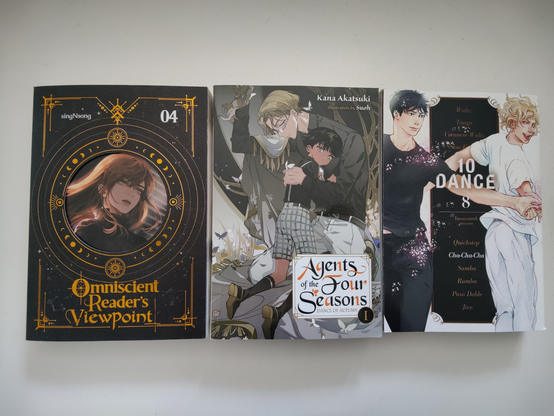 Omniscient Reader's Viewpoint vol. 4
Agents of the Four Seasons Vol 6 - Dance of Autumn part 1
10 Dance Vol. 8